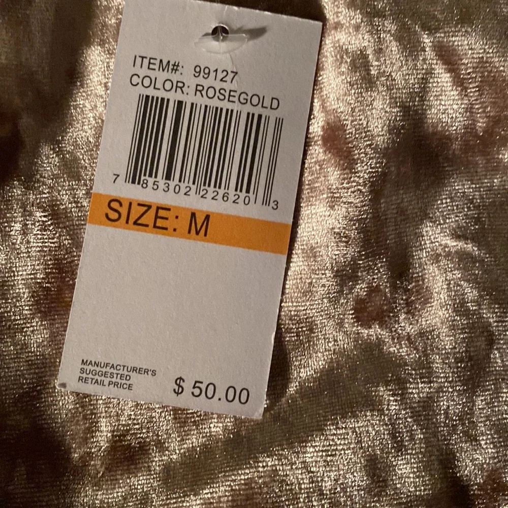 Crushed Velvet Blush Blouse - Picture 2 of 3